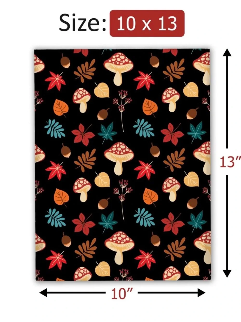 25 Pack Mushroom Woodland Fall Poly Mailers 10x13 Self Seal Shipping Bags 🍄🍂